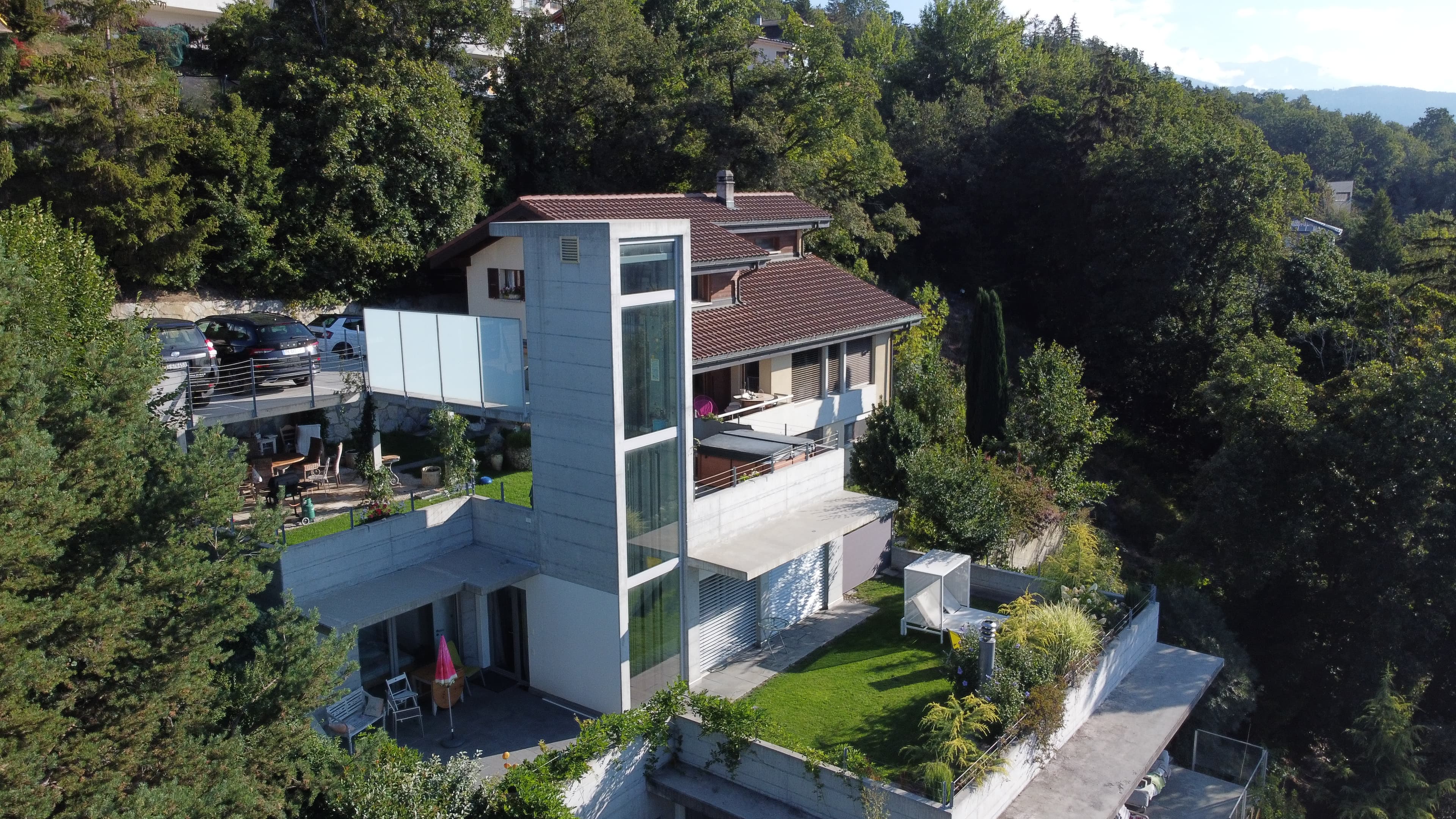 Vue aérienne du Nid de la Sittelle